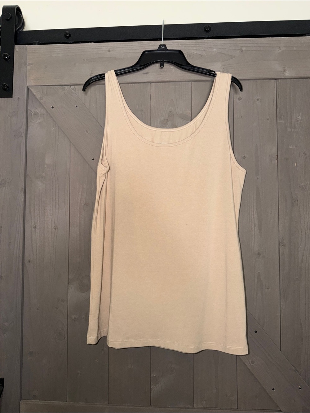 Everyday Scoop Neck Tank — Cream